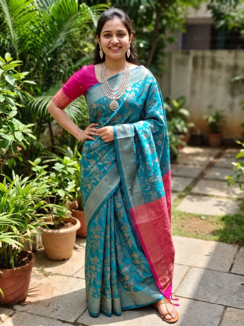 Aab Panihari Soft Silk Jacquard Work Saree Collection Wholesale