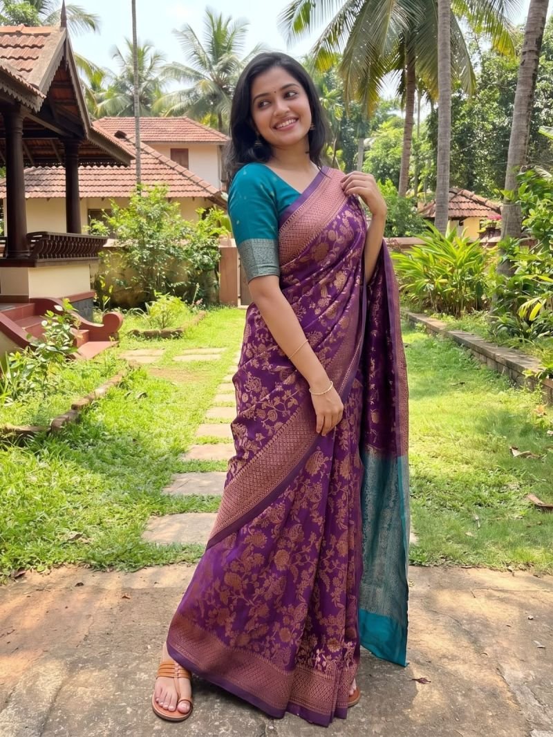 Aab Panihari Soft Silk Jacquard Work Saree Collection Wholesale