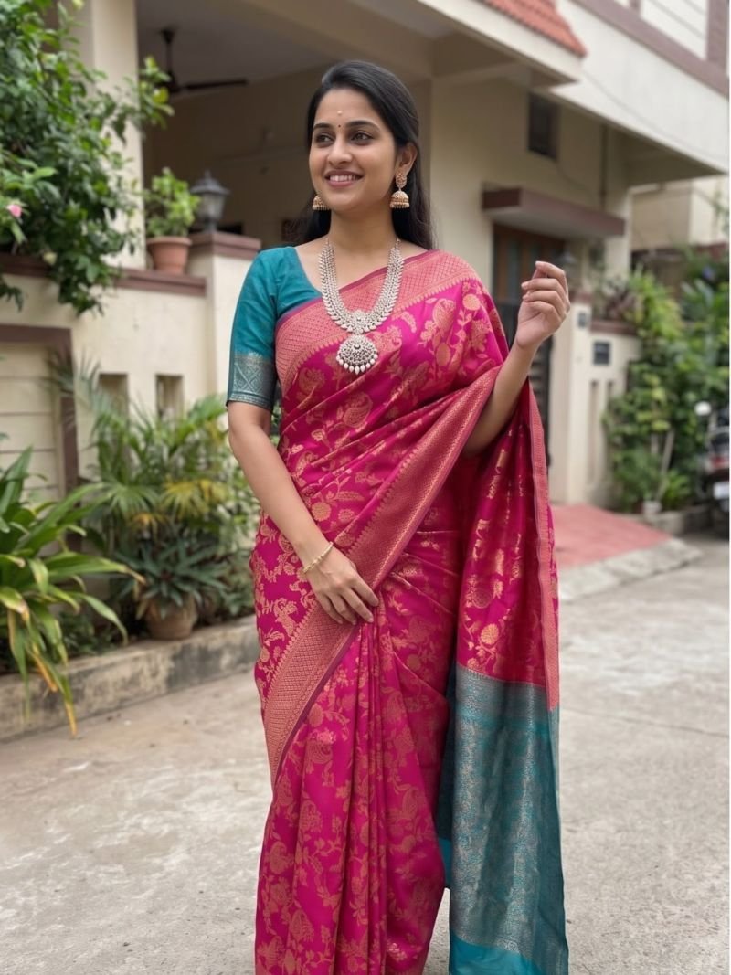 Aab Panihari Soft Silk Jacquard Work Saree Collection Wholesale