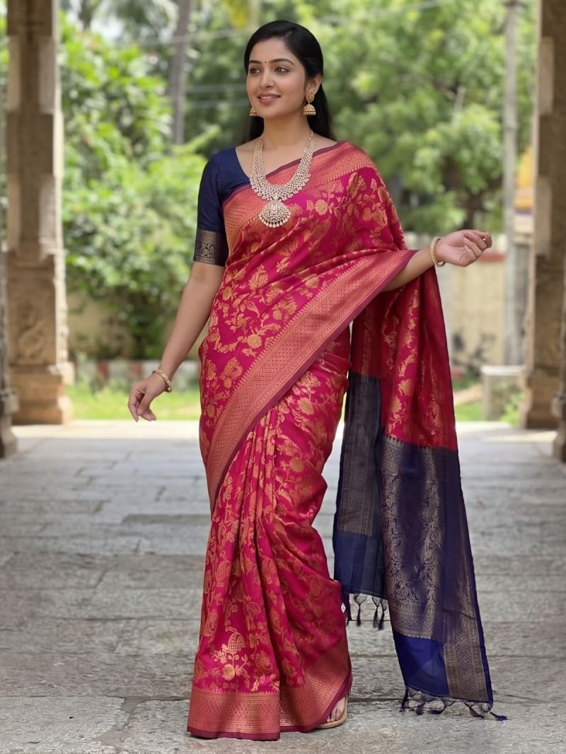 Aab Panihari Soft Silk Jacquard Work Saree Collection Wholesale