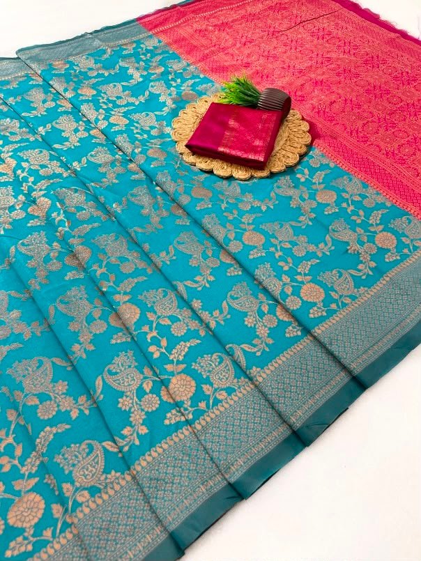 Aab Panihari Soft Silk Jacquard Work Saree Collection Wholesale