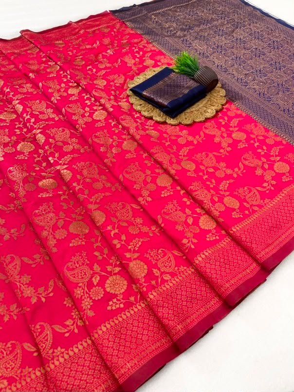 Aab Panihari Soft Silk Jacquard Work Saree Collection Wholesale