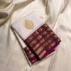 Buy Aab Swet Soft Silk Jacquard Pattern Work Saree Wholesale 2026