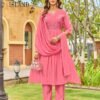 Stylish Aanchi Island Mul Chanderi Embroidered Anarkali Kurti With Bottom Dupatta Wholesale 2026
