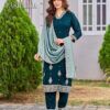 Buy Aanchi Pashmina Vichitra Silk Fancy Embroidered Kurti With Bottom Dupatta Wholesale 2026