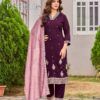 Buy Aanchi Pashmina Vichitra Silk Fancy Embroidered Kurti With Bottom Dupatta Wholesale 2026