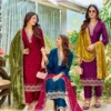 Aanchi Sunlight Vol 2 Vichitra Silk Embroidered Kurti With Bottom Dupatta Wholesale