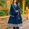 Beautiful Aanchi Yashika Vichitra Silk Fancy Embroidered Anarkali Kurti With Bottom Dupatta Wholesale 2026