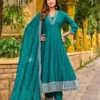 Beautiful Aanchi Yashika Vichitra Silk Fancy Embroidered Anarkali Kurti With Bottom Dupatta Wholesale 2026