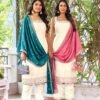 Aanchi Zulfat Vichitra Silk Embroidered Kurti With Bottom Dupatta Collection Wholesale
