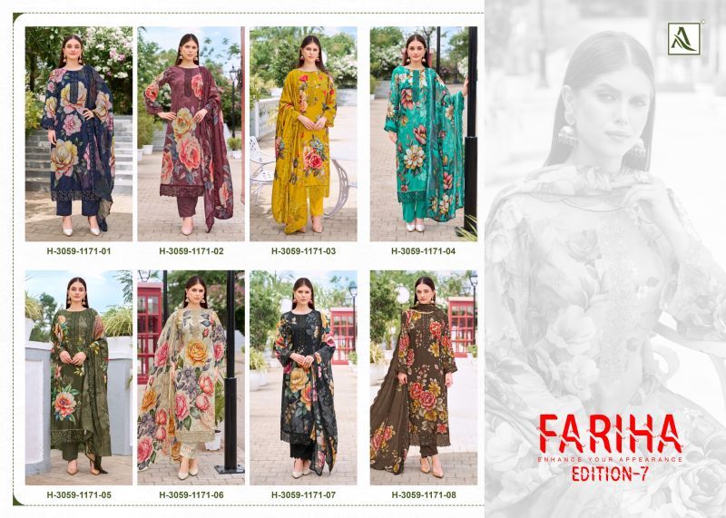 Buy Alok Fariha Vol 7 Maslin Digital Printed Embroidered Dress Material Wholesale 2026