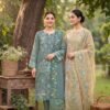 Alok Jade Ombre Edition 7 Cambric Lawn Cotton Embroidery Dress Material Wholesale