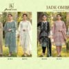 Alok Jade Ombre Edition 7 Cambric Lawn Cotton Embroidery Dress Material Wholesale