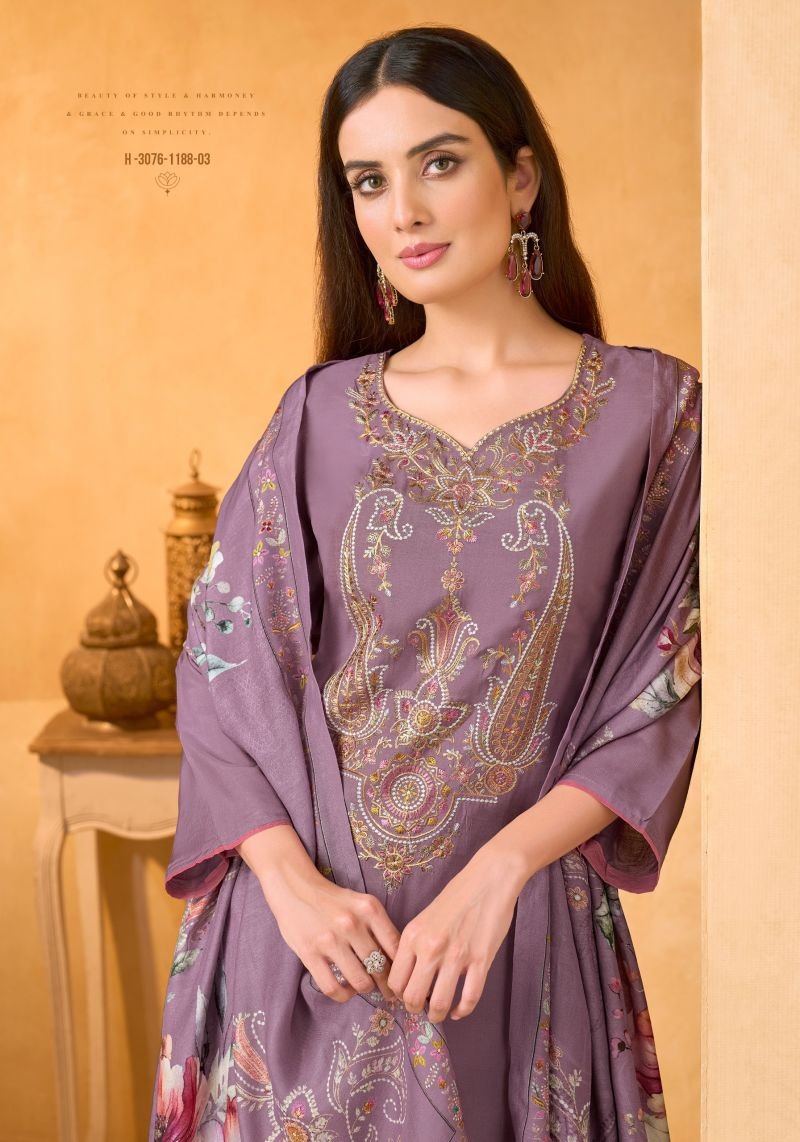 Beautiful Alok Rosemont Viscose Maslin Embroidered Dress Material Collection Wholesale 2026