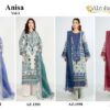 Latest Alzohaib Anisa Vol 1 Chiffon Dupatta Cotton Patch Work Salwar Kameez Wholesale 2026