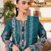 Alzohaib Noura Vol 1 Cotton Dupatta Cotton Patch Work Salwar Kameez Wholesale