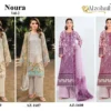Launching Alzohaib Noura Vol 2 Chiffon Dupatta Cotton Patch Work Salwar Kameez Wholesale 2026