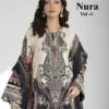 Alzohaib Nura Vol 1 Chiffon Dupatta Cotton Patch Work Salwar Kameez Wholesale