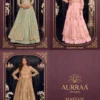 Buy Aurraa Mastani Chinon Embroidered Kurti With Ghagra Dupatta Wholesale 2026