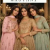 Aurraa Mastani Chinon Embroidered Kurti With Ghagra Dupatta Wholesale