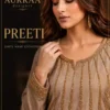 Aurraa Preeti Silk Beads Work Designer Salwar Kameez Collection Wholesale