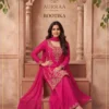Aurraa Rootika Chinon Beads Work Kurti With Bottom Dupatta Wholesale