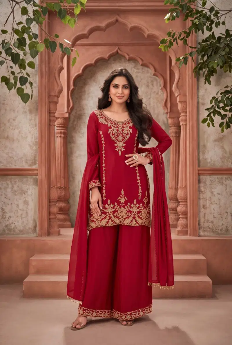 Launching Aurraa Rootika Chinon Beads Work Kurti With Bottom Dupatta Wholesale 2026