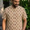 B Desi Vol 4 Cotton Printed Mens Short Kurta Collection Wholesale