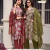 Barlin Vol 2 By Passion Tree Barlin Print Embroidered Kurti With Bottom Dupatta Wholesale