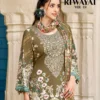 Belliza Riwayat Vol 19 Viscose Rayon Embroidered Dress Material Collection Wholesale