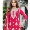 Latest Blue Hills Ashiya Rayon Thread Work Kurti With Bottom Dupatta Wholesale 2026