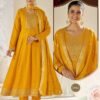 Launching Blue Hills Calista Plus Size Rayon Sequence Anarkali Kurti With Pant Dupatta Wholesale 2026
