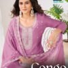 Blue Hills Congo Roman Silk Sequence Work Kurti With Bottom Dupatta Wholesale