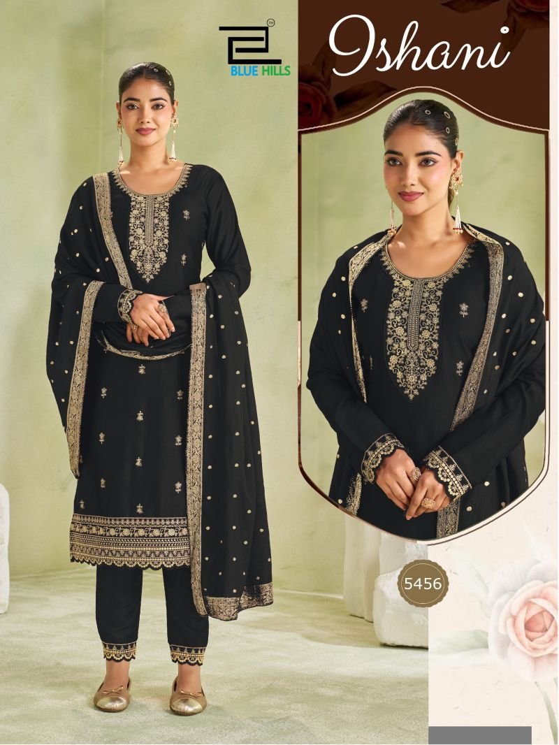 Launching Blue Hills Ishani Vichitra Embroidered Kurti With Bottom Dupatta Wholesale 2026