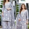 Latest Blue Hills Rashida Rayon Thread Work Kurti With Bottom Dupatta Wholesale 2026