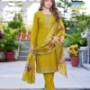 Latest Blue Hills Shalimar Plus Size Mul Chanderi Foil Printed Kurti With Pant Dupatta Wholesale 2026