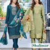 Blue Hills Shalimar Plus Size Mul Chanderi Foil Printed Kurti With Pant Dupatta Wholesale
