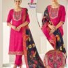Buy Blue Hills Xara Rayon Zari Sequence Embroidered Kurti With Bottom Collection Wholesale 2026