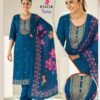 Buy Blue Hills Xara Rayon Zari Sequence Embroidered Kurti With Bottom Collection Wholesale 2026
