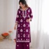 Latest Chikankari Vol 1 Rayon Thread Work Kurti WIth Bottom Wholesale 2026