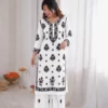 Latest Chikankari Vol 1 Rayon Thread Work Kurti WIth Bottom Wholesale 2026
