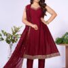 Stylish Deecee Aanchi Vichitra Silk Embroidered Flared Kurti With Bottom Dupatta Wholesale 2026