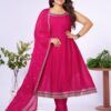 Stylish Deecee Aanchi Vichitra Silk Embroidered Flared Kurti With Bottom Dupatta Wholesale 2026