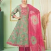 Launching Deecee Alizeh Biba Dobby Print Sequence Embroidered Anarkali Kurti With Bottom Dupatta Wholesale 2026