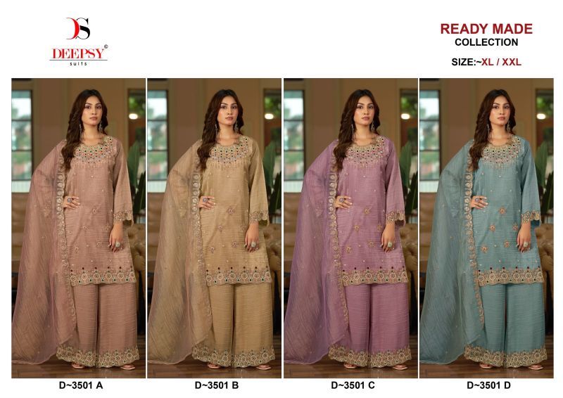 Launching Deepsy D 3501 A To D Readymade Salsa Silk WIth Beats Work Salwar Kameez Wholesale 2026