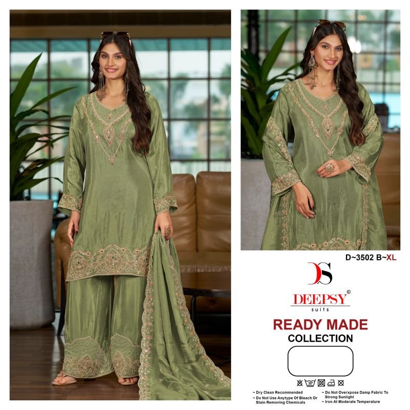 Buy Deepsy D 3502 A To D Readymade Viscose Tissue Silk Beats Work Salwar Kameez Wholesale 2026