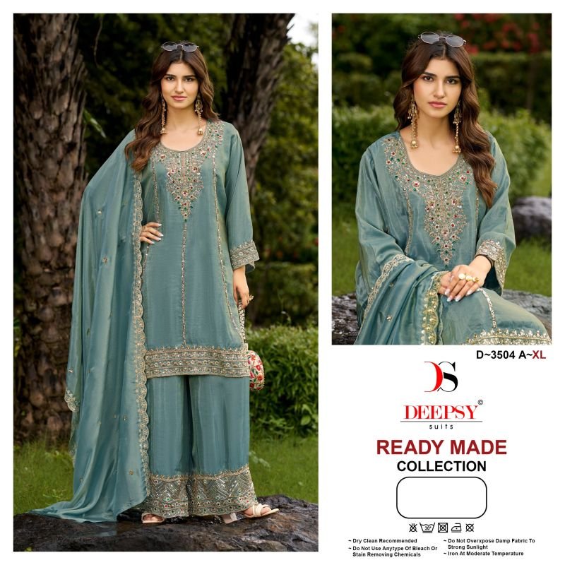 Stylish Deepsy D 3504 A To D Readymade Viscose Tissue Silk Beads Work Salwar Kameez Collection Wholesale 2026