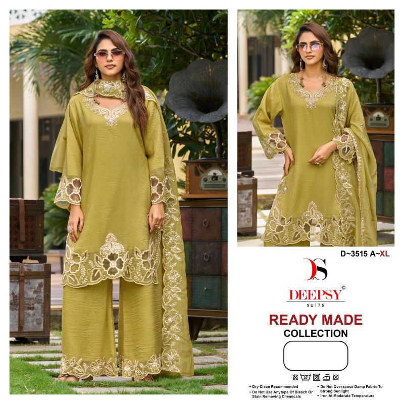 Stylish Deepsy D 3515 A To D Readymade Crush Silk Beats Work Salwar Kameez Collection Wholesale 2026