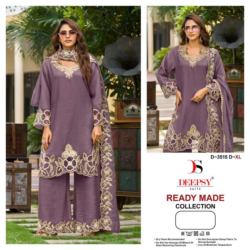 Stylish Deepsy D 3515 A To D Readymade Crush Silk Beats Work Salwar Kameez Collection Wholesale 2026