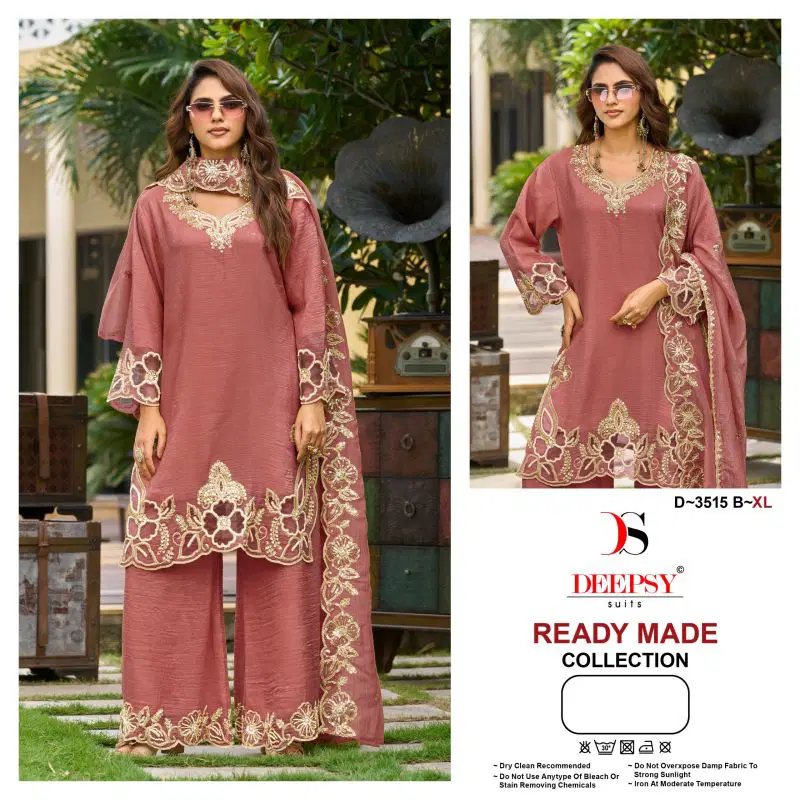 Stylish Deepsy D 3515 A To D Readymade Crush Silk Beats Work Salwar Kameez Collection Wholesale 2026